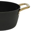 Oster Abbottsford Nonstick Aluminum Dutch Oven with Glass Lid in Black - 2 of 4