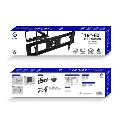 Core Innovations Full Motion TV Mount 19-80&#34;