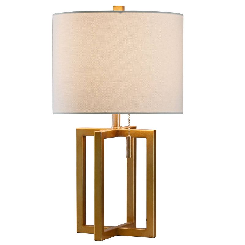 Marilou Table Lamp Gold Brussels Off-White - StyleCraft, 3 of 7