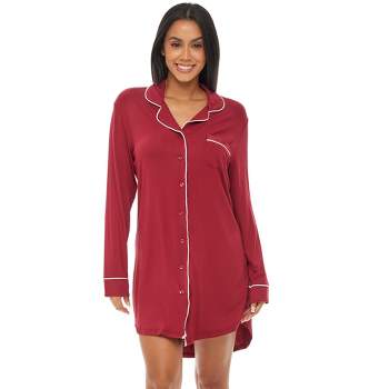 Heritage Long Nightdress with Button Application - Dama de Copas