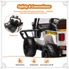 Jojoka 24V Ride on Truck Car for Kids, Battery Powered 4*55W Motor Electric Toys with Remote Control, 2 Seatl, Spring Suspension, Bluetooth, 3 Speeds - 4 of 4