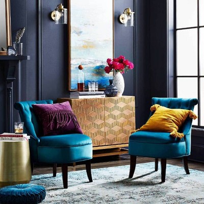 Jewel Toned Bohemian Living Room Decor Collection