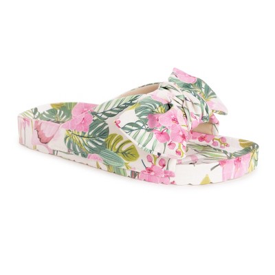 Lukees By Muk Luks Women's Island Luau Sandals : Target