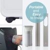 Ukoke USPC01W Smart WiFi Portable AC, 12,000 BTU, App & Remote Control, 4-in-1 Cool/Heat/Dehumidifier/Fan, for Rooms up to 400 Sq. Ft, White - 4 of 4