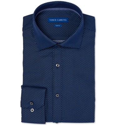 Vince Camuto Mens Comfort Stretch Button Down Dress Shirt