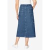 Woman Within Plus Size Carpenter Denim Skirt - 3 of 4