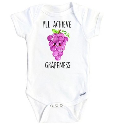 Grape Grapeness Onesie® Baby Boy Girl Clothes Infant Bodysuit Funny Cute Newborn GS1