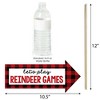 Big Dot of Happiness Funny Prancing Plaid - Christmas & Holiday Buffalo Plaid Party Photo Booth Props Kit - 10 Piece - 3 of 4