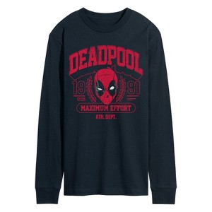 Men's - Marvel - Collegiate Long Sleeve Graphic T-Shirt - 1 of 3