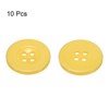 Unique Bargains Resin Craft DIY Round Flat 4-Hole Replacement Sewing Buttons 10 Pcs - 3 of 4