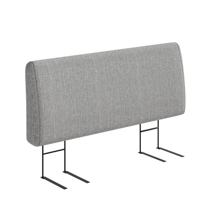 Pinmoco Queen Adjustable Headboard, 4.7" Upholstered Foam Headboard, White