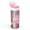 19oz Stainless Steel Double Wall Water Bottle - Zak Designs: Kids Disney Princess, Pink, Dishwasher-Safe, Cold Beverages - image 3 of 4