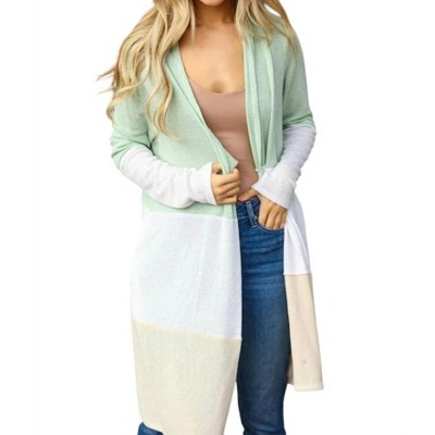 Women's Colorblock Cardigan - Haptics