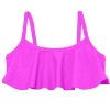 City Threads Girls UPF 50+ Flounce Bikini Top - USA-Made - 2 of 4