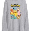 Men's - Pokémon - Pokémon Character Group Long Sleeve Graphic T-Shirt - 2 of 4