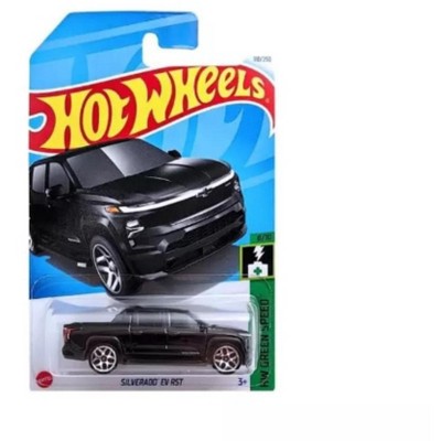Hot Wheels Chevy Silverado EV RST HW Green Speed New 2024