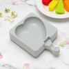 Unique Bargains Popsicles Mould Heart Shape Comes with 20 Stick Hand Washable 3.74"x5.71" 1 Pc - 2 of 4
