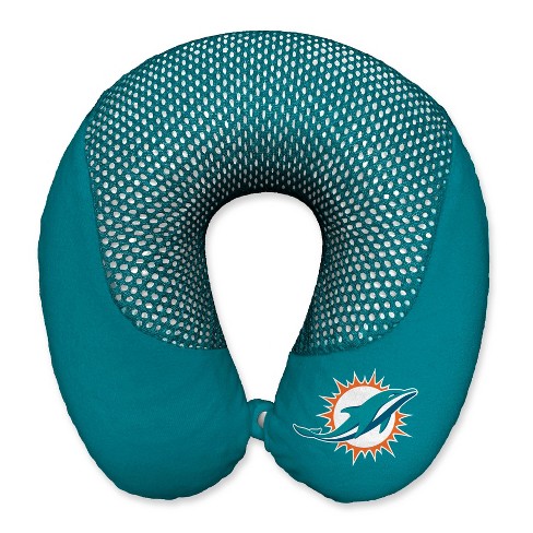 Nfl Miami Dolphins Cooling Gel Memory Foam Travel Pillow Target