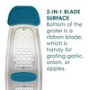 Rachael Ray Stainless Steel Multi Grater with Silicone Handle Marine Blue - 4 of 4