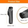 Unique Bargains Rubber Non-Slip Fit 7/8" Handlebar Grips 2 Pairs with Hex Wrench 5.28" - 2 of 4