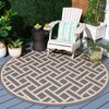 Courtyard Clayton CY6306 UV & Stain Resistant Non-Shedding Power Loomed Indoor/Outdoor Rugs - Safavieh - 2 of 3