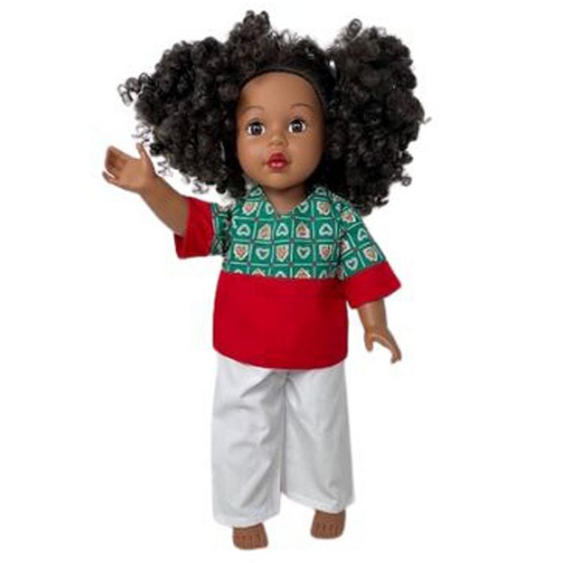 Doll Clothes Superstore Gingerbread Outfit For 18 Inch Girl Dolls Like American Girl Our Generation My Life Dolls, 3 of 5