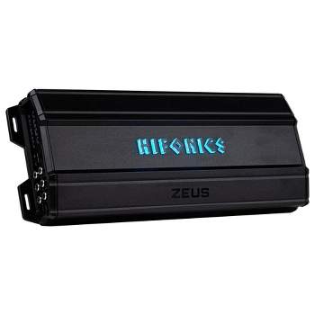 Hifonics Zeus Delta 1,750 Watt Compact 5 Channel Nickel Plated Mobile Car Audio Amplifier with Auto Turn On Feature, ZD-1750.5D, Black
