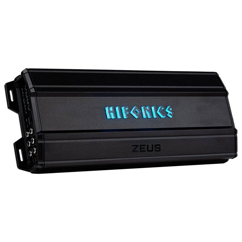 Hifonics Zeus Delta 1,750 Watt Compact 5 Channel Nickel Plated Mobile Car Audio Amplifier with Auto Turn On Feature, ZD-1750.5D, Black, 1 of 7