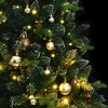 vidaXL Artificial Hinged Christmas Tree Green PVC 59.1 in Foldable - 3 of 4