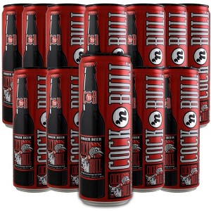 Cock n Bull Ginger Beer 12oz Soda Cans - Ideal Mixer for Cocktails, Mocktails, and Bartenders - Premium Quality for Perfect Mixed Drinks - Refreshing Flavor Profile- Made In USA - 1 of 3