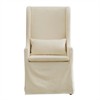 iNSPIRE Q Slipcovered Wood Wingback Parson Chair in Cream - image 3 of 4