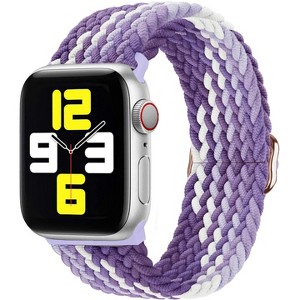 HTUTWOOO Braided Bands With Magnetic Clasp Compatible with Apple Watch Band 38mm 40mm 41mm 42mm 44mm 45mm 46mm 49mm, for Women Men - 1 of 4