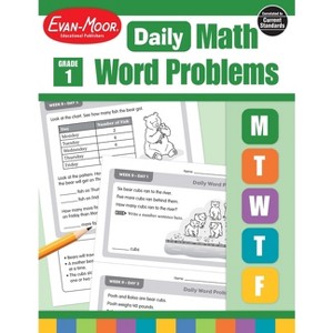 Daily Word Problems Math, Grade 1 Teacher Edition - by  Evan-Moor Educational Publishers (Paperback) - 1 of 1