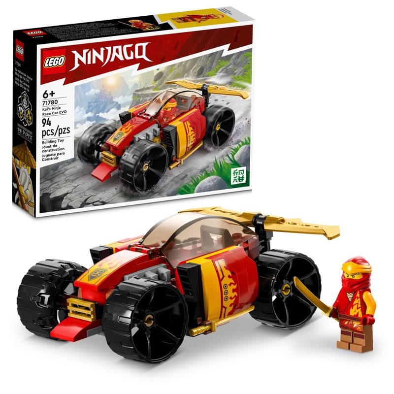 LEGO NINJAGO Kai Ninja Race Car EVO Toy Building Set 71780, 1 of 11