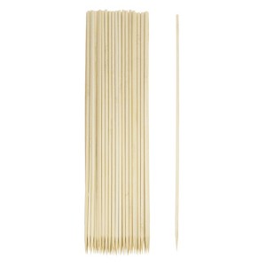 Unique Bargains Natural Bamboo Barbecue Skewers Sticks Cocktail Picks 200 Pcs - 1 of 4