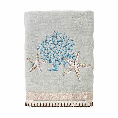 seafoam green hand towels