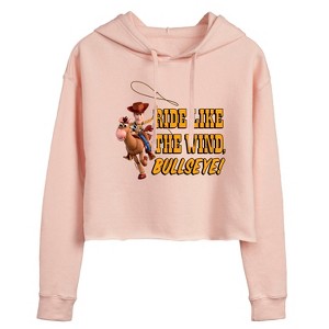 Women's - Disney - Ride Like The Wind Cropped Graphic Hoodie - 1 of 3