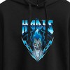 Women's - Disney Villains - Hades Glam Rock Cropped Graphic Hoodie - 2 of 3