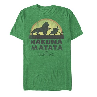 Men's Lion King Hakuna Matata Sunset Strut T-shirt : Target