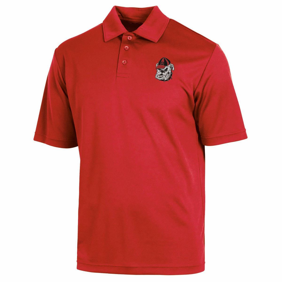 NCAA Georgia Bulldogs Men's Mascot Polo Shirt