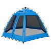 Outdoors Professional Beach Palace Pop-up Gazebo, Blue - 4 of 4