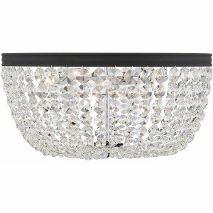 Crystorama Lighting Nola 5 - Light Flush Mount in  Black Forged - 1 of 3