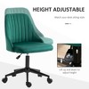 PAGED Swivel Office Chair Mid Back Computer Chair Armless Desk Chair with Hollow Back Design for Office, Bedroom - 3 of 4