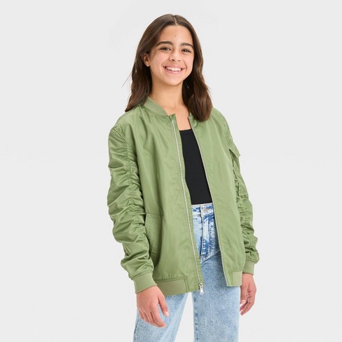 Girls green outlet jacket