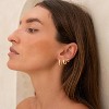 Gold Hoop Earrings for Women Trendy,14K Real Gold Plated Cute Stud Earrings Small Huggie Hoop Earrings non tarnish Jewelry for Women - 4 of 4