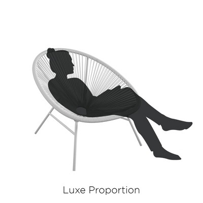 CosmoLiving Avo XL Light Gray Outdoor Lounge Chair Duo