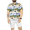 HAPPY BAY Mens Hawaiian Shirts Short Sleeve Button Down Shirt Men's Casual Shirts Holiday Tropical Beach Summer Party Shirts for Men Funny - 4 of 4