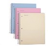 Mintra Office Durable Spiral Notebooks 3 Subject, 150 Sheets - 2 of 4