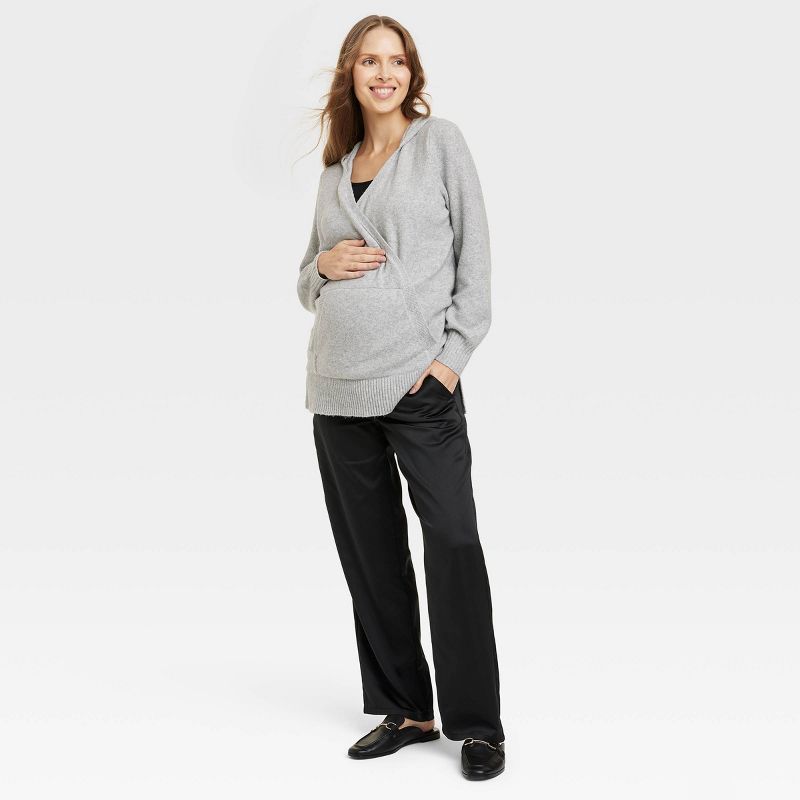 Under Belly Satin Maternity Pants - Isabel Maternity by Ingrid & Isabel™, 3 of 5