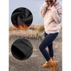 Coolmee Womens Winter Warm Fleece Lined Leggings High Waist Thick Thermal Leggings Elastic Soft Comfortable Velvet Tights - 2 of 4